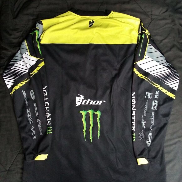 Thor Monster Energy Motocross Pro Circuit Racing Jersey Shirt - Picture 5 of 6